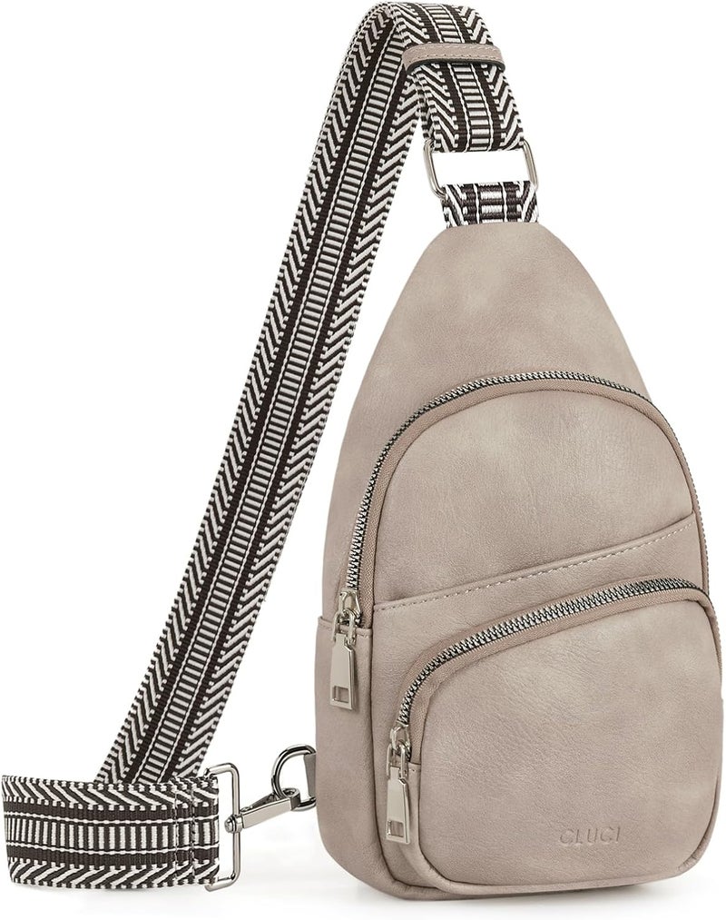 CLUCI Small Sling Bag for Women, Vegan Leather Fanny Pack Crossbody Bags for Women, Unique Birthday Gifts - Image 1